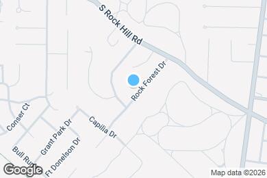 Map image of the property - 8859 Rock Forest Dr