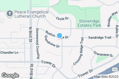 Map image of the property - 605 Ruxton Ridge Dr