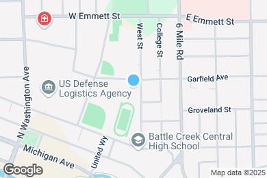 Map image of the property - 115 West Apartments