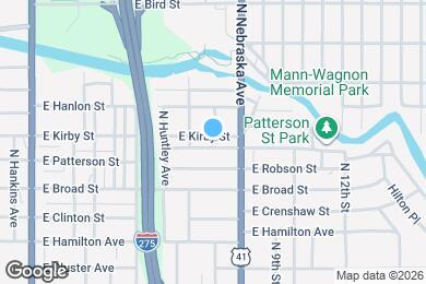 Map image of the property - 724 E Patterson St