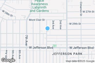 Map image of the property - 2956 4th Ave