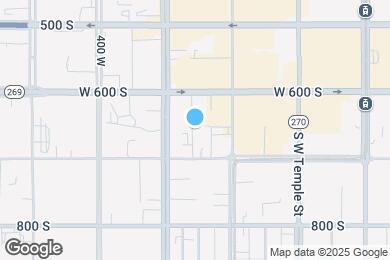 Map image of the property - 643 S Washington St