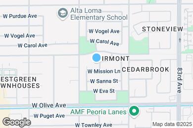Map image of the property - 9246 N 86th Ave