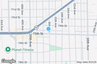 Map image of the property - 3602 75th St