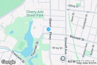 Map image of the property - 317 Bassett St