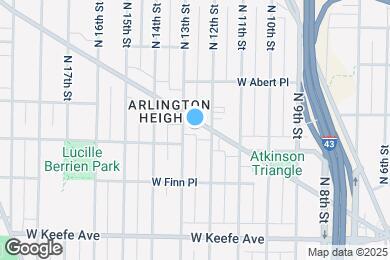 Map image of the property - 1221 W Atkinson Ave
