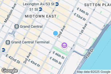 Map image of the property - 249 E 48th St