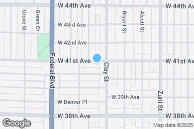 Map image of the property - 2730 W 41st Ave