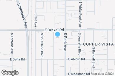 Map image of the property - Morris Duplex' Tucson