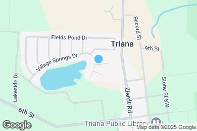 Map image of the property - 215 Village Springs Dr