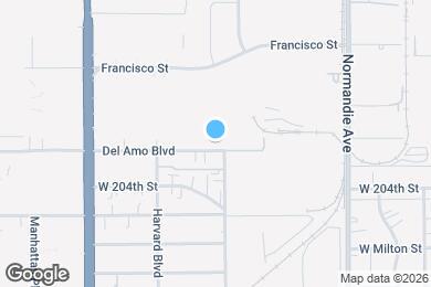 Map image of the property - 1505 Del Amo Blvd