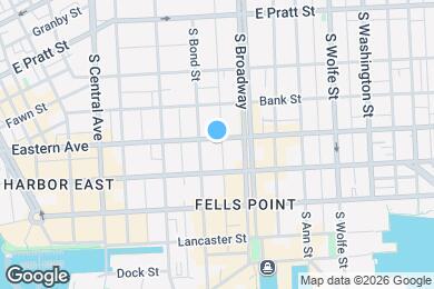 Map image of the property - 1617 Eastern Ave