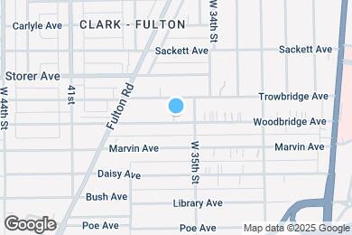 Map image of the property - 3544 Woodbridge Ave