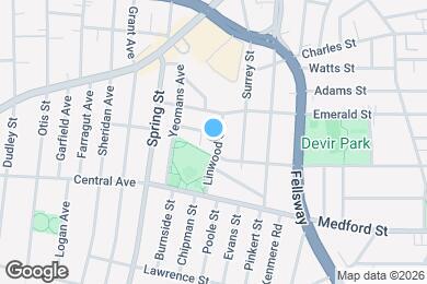 Map image of the property - 52 Linwood St