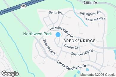 Map image of the property - 503 Sutter Gate Ln