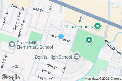 Map image of the property - 2018 Evergreen St