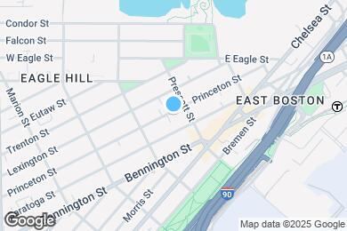 Map image of the property - 243 Princeton St