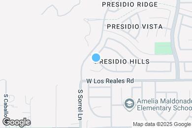 Map image of the property - 3713 W Avenida Fria