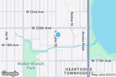 Map image of the property - 1922 Depew St