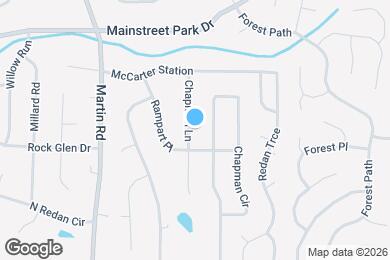 Map image of the property - 1001 Chapman Ln