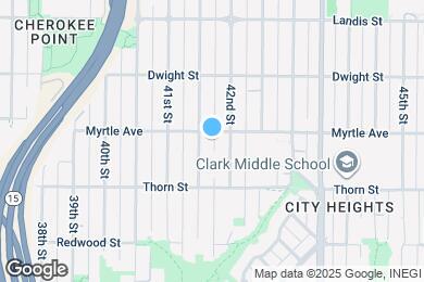 Map image of the property - 4169 Myrtle Ave