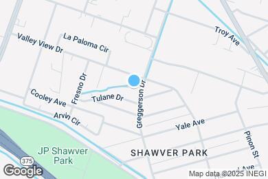Map image of the property - 605 Greggerson Dr
