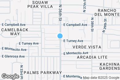 Map image of the property - 4404 N 36th St