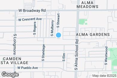 Map image of the property - 1307 W Vine Ave