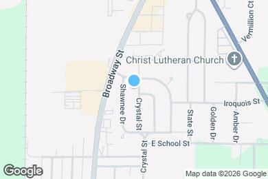 Map image of the property - 2717 Crystal St