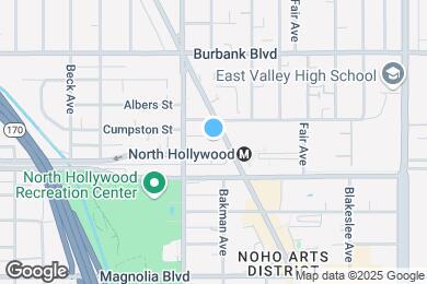 Map image of the property - Chandler Apartments in North Hollywood