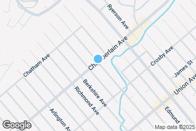 Map image of the property - 214 Chamberlain Ave