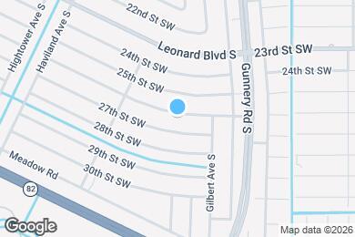 Map image of the property - 4429 26th St SW