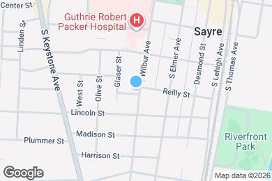 Map image of the property - 426 S Wilbur Ave