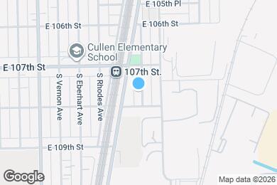 Map image of the property - 10748 S Champlain Ave