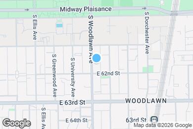 Map image of the property - 6141 S Woodlawn Ave