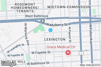 Map image of the property - 2211 W Saratoga St