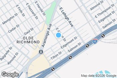 Map image of the property - 2627 E Huntingdon St
