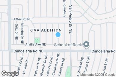 Map image of the property - 3105 Valverde Dr NE