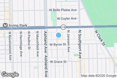 Map image of the property - 3919 N Greenview Ave