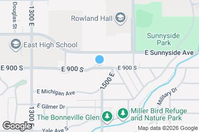 Map image of the property - 1485 S 900 E