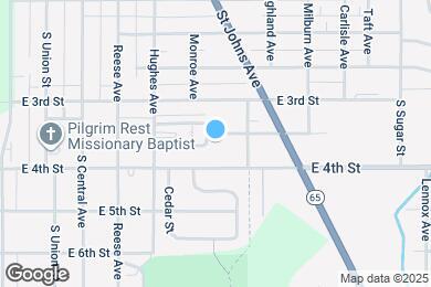 Map image of the property - 600 Hope St