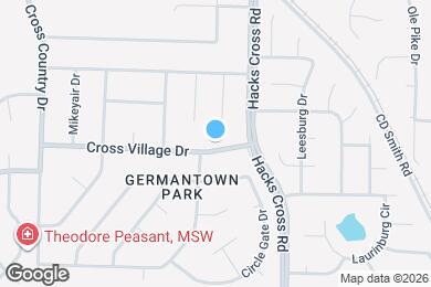 Map image of the property - 8018 Cross Village Dr