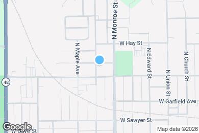 Map image of the property - 2148 N Graceland Ave