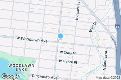 Map image of the property - 1647 W Woodlawn Ave
