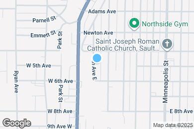 Map image of the property - 1209 Tweed St
