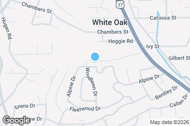 Map image of the property - 212 White Oak St