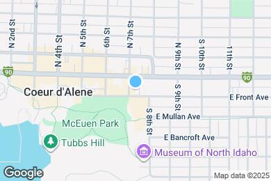 Map image of the property - 701 E Front Ave