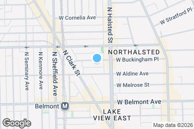 Map image of the property - 831 W Buckingham Pl