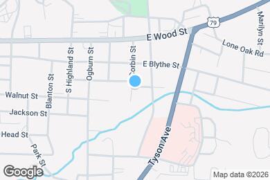 Map image of the property - 301 Pierce St