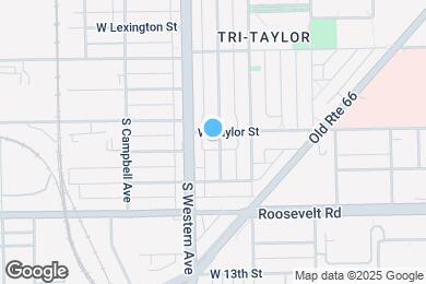 Map image of the property - 2337 W Taylor St